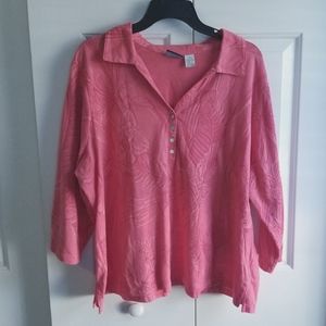 🔥 3 for $15 -Caribbean Joe Floral Print Top